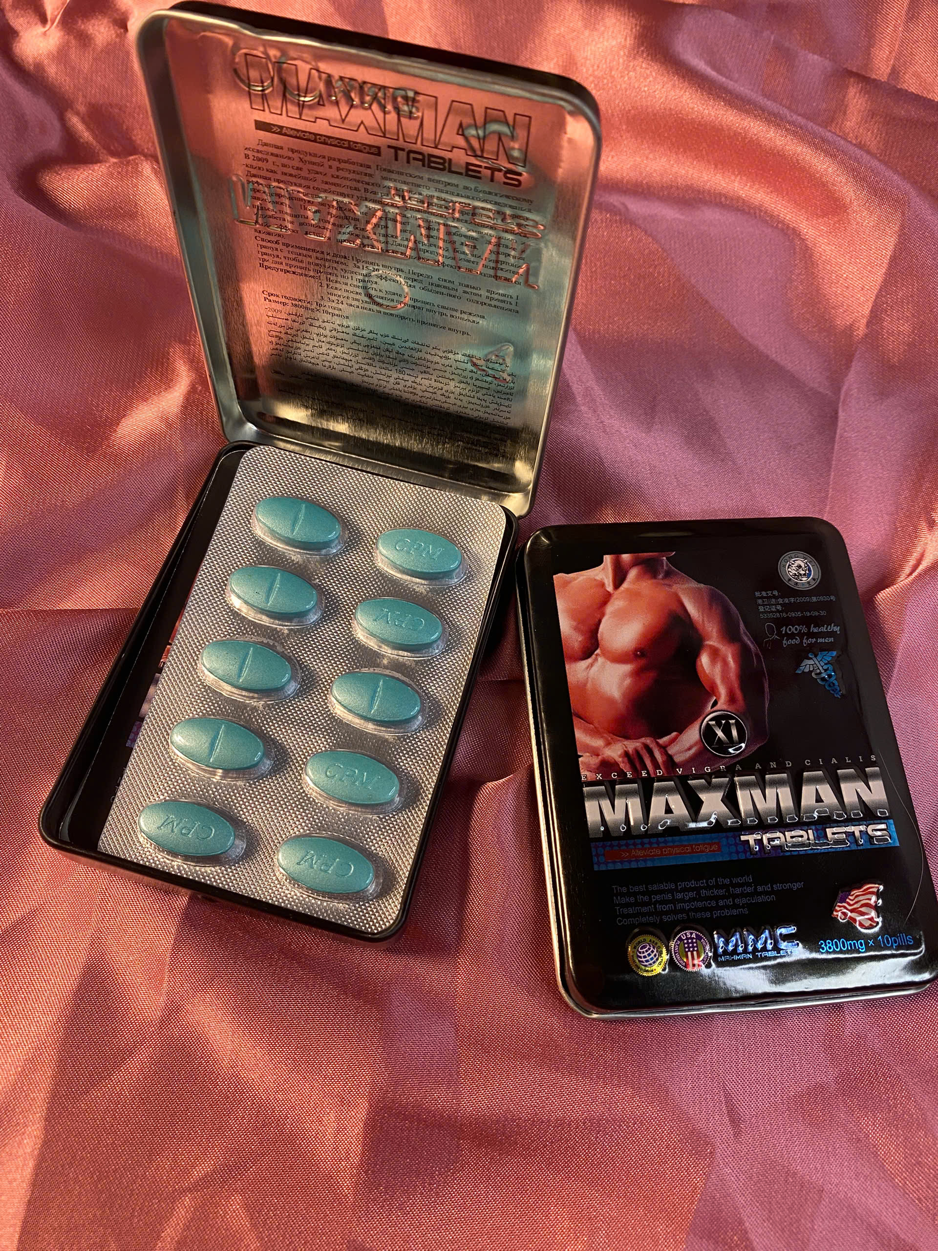 Thuốc Cường Dương Maxman hộp 10 viên