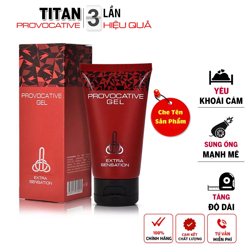 Gel Titan Hộp Đỏ Giúp Tăng Kích Thước Cậu Nhỏ – Xuất Xứ Nga (chai 50ml )