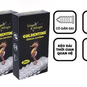 Bao Cao Su Goldentime Longer 3 In 1 – Bí Quyết Kéo Dài Cuộc Yêu
