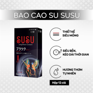 Bao cao su SUSU 4in1 – hộp 12 cái