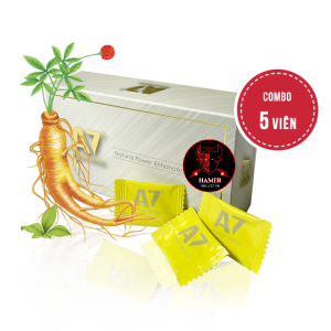 Kẹo Sâm A7 – Tăng Cường Sinh Lý Nam Giới (5 Viên)