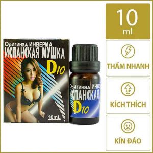 D10 Kích – Hổ Trợ Sinh Lý – Mạnh Cho Nữ Giới (10ml)